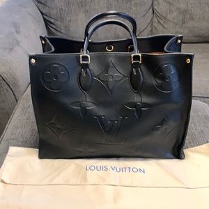 LV Monogram Empreinte Leather Onthego GM